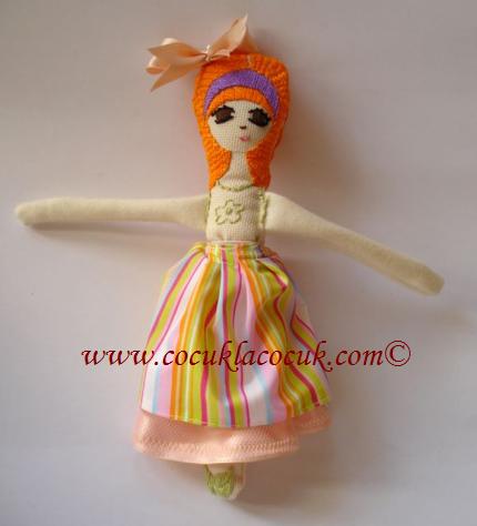 etamin işiyle oyuncak bebek