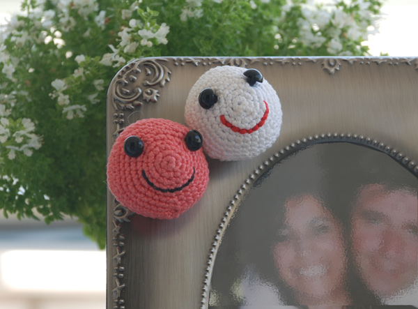 amigurumi gülen yüzler